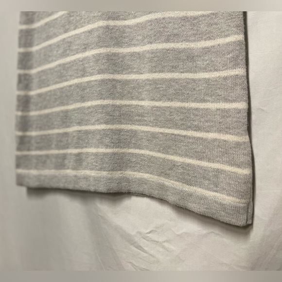 Banana Republic Grey Striped Knit Sweater Dress Short Sleeve Size XS - Picture 5 of 13